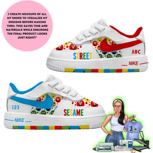 Custom Toddler Kids Air Focus 1